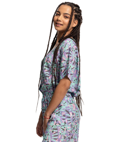 LENORA WOVEN ROMPER EQWWD03114 -BMY6 QUIKSILVER 