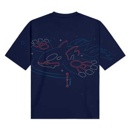 KYOGRE OVER KIMONO - T-SHIRT TS1033-TN -03 DOLLY NOIRE 