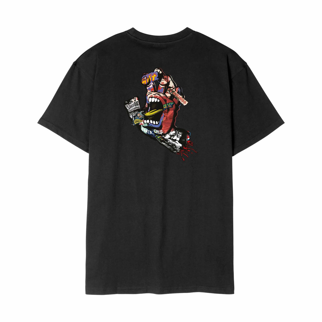 COLLAGE HAND - T-SHIRT SCA-TEE-13251 . SANTA CRUZ 