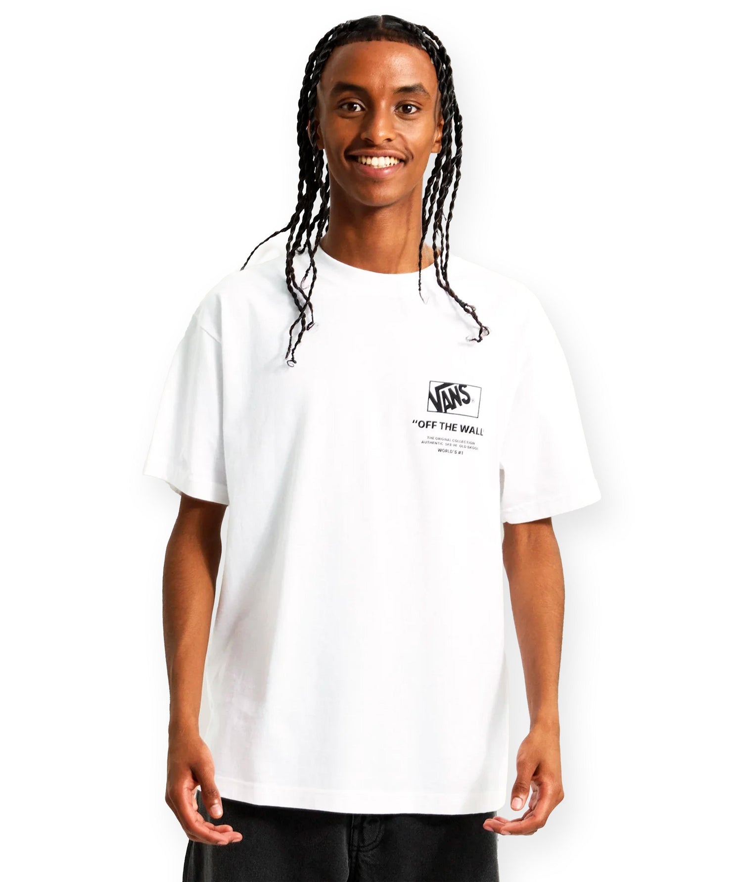 STACKED HI - T-SHIRT VN000PEW WHT1 VANS 