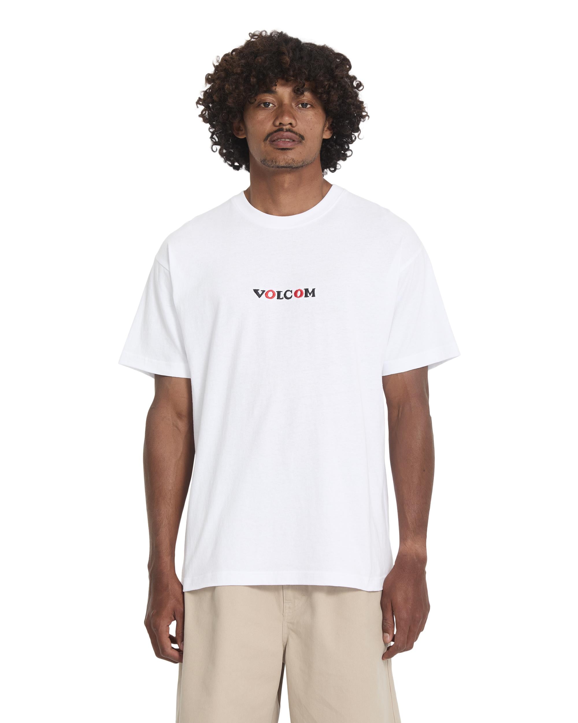 FA SETH CONBOY - T-SHIRT A4312672 _WHT VOLCOM 