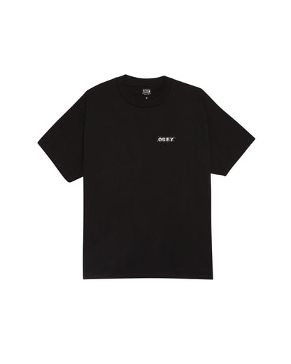 SCRIBBLE - T-SHIRT 22MC0001530 -BLK OBEY 