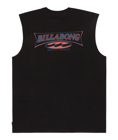 BURLEIGH MU - T-SHIRT EBYZT00491 -BLK BILLABONG 