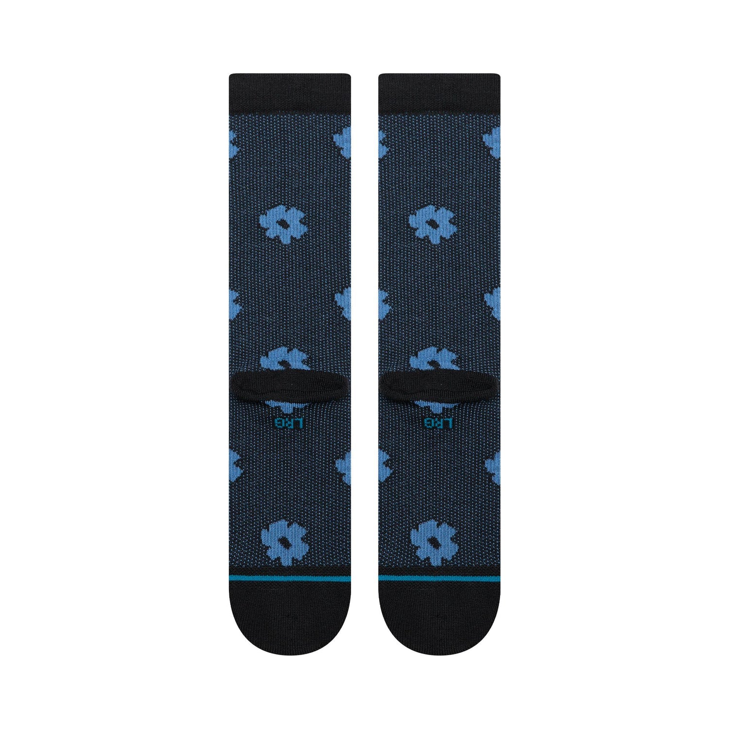 DIGITAL DAISY CREW - CALZE 62US0000825 -BLK STANCE 