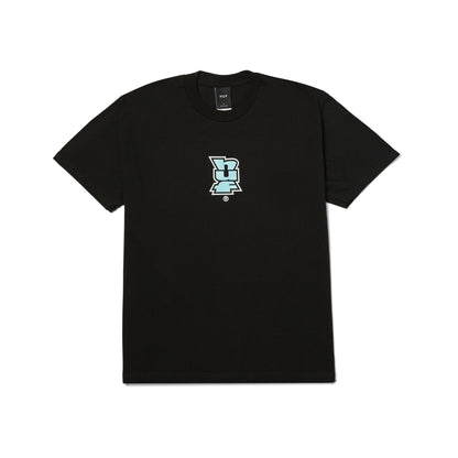 MEGABLAST MULTI S/S TEE - T-SHIRT 71MC0001180 -BLACK HUF 
