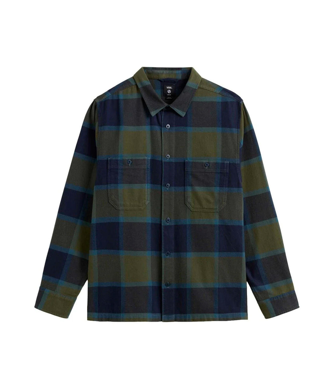 LARKSPUR PLAID FLANNEL - CAMICIA VN000P7Z F0O1 VANS 