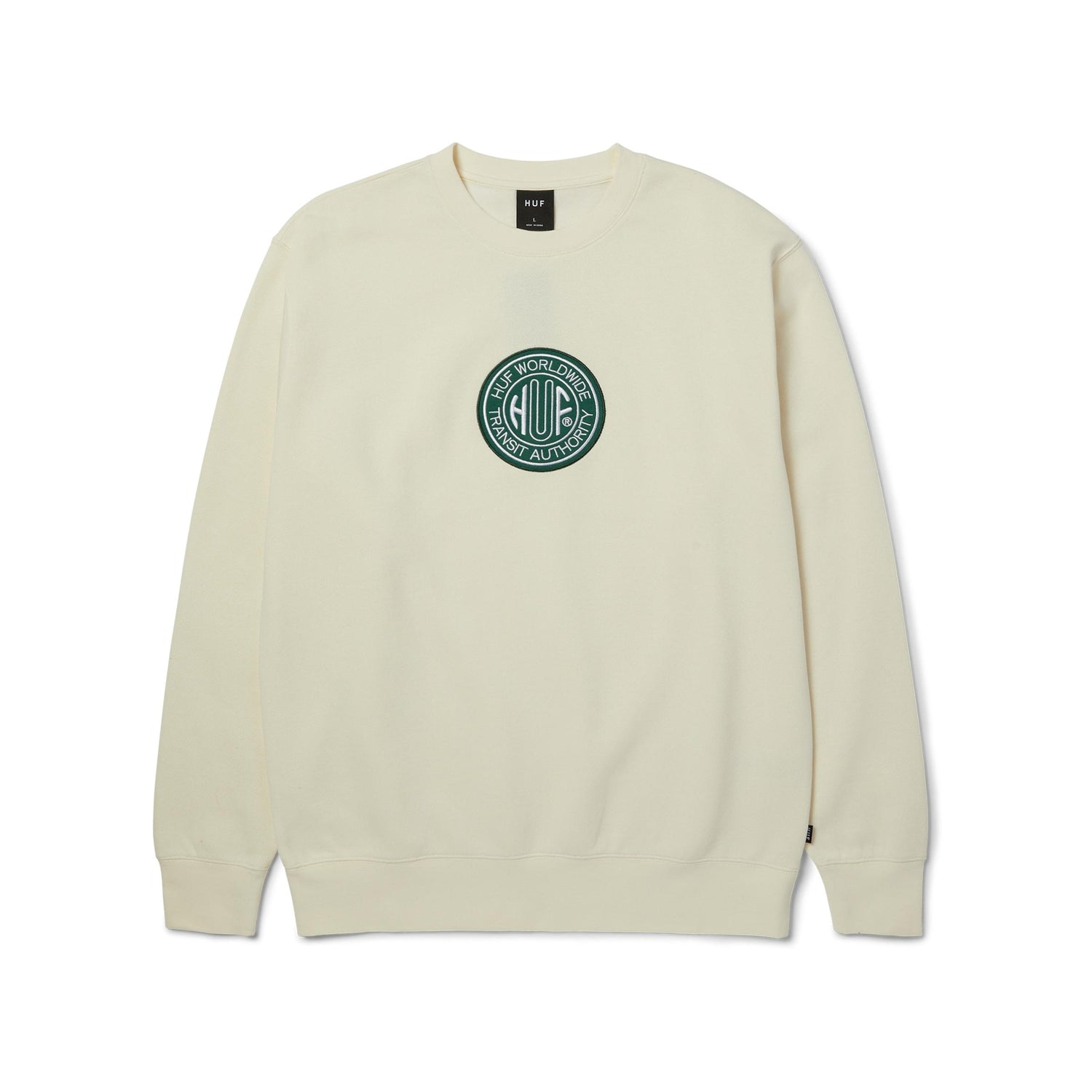 TRANSIT AUTHORITY CREWNECK - FELPA 71MC0001162 -BLECH HUF 