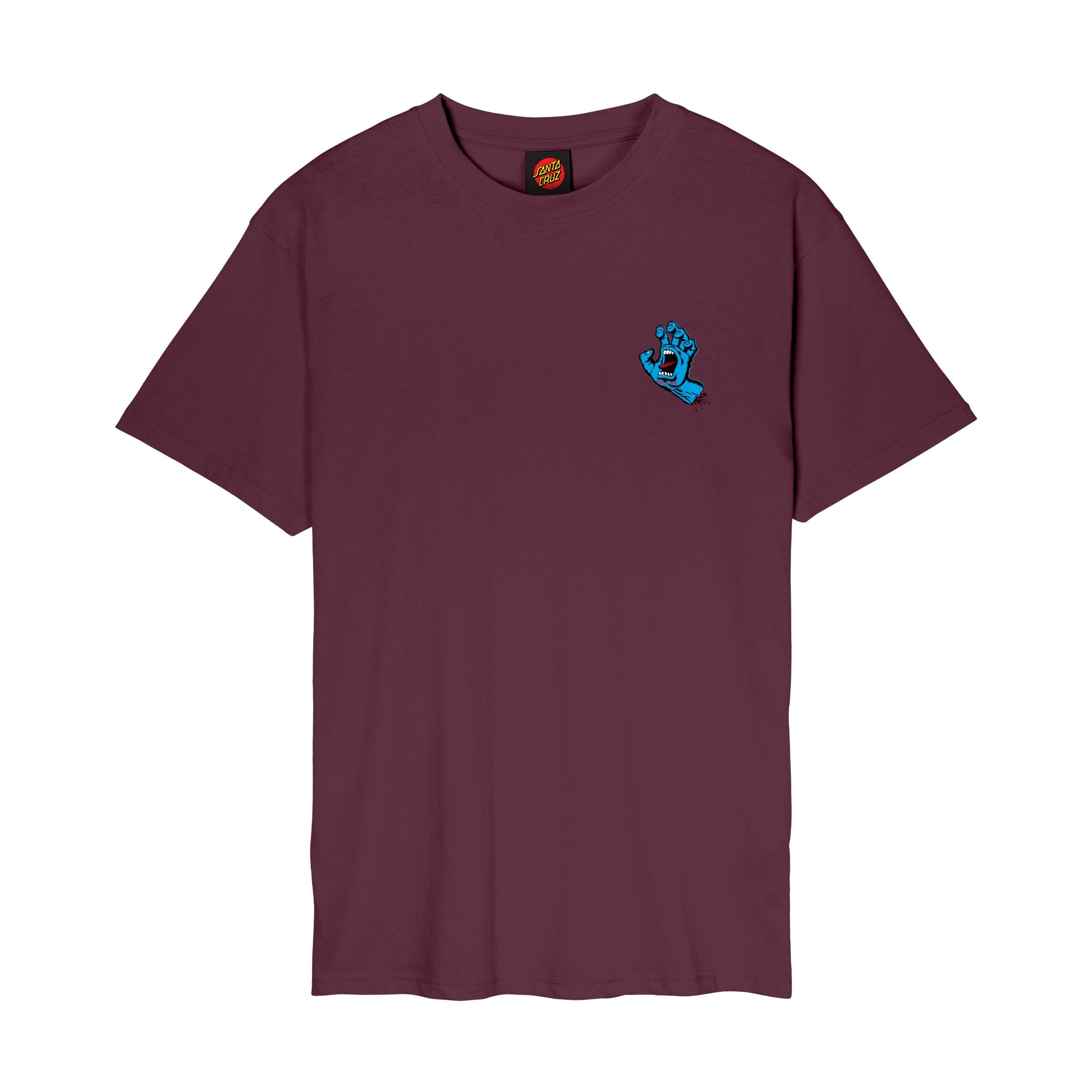 SCREAMING HAND CHEST - T-SHIRT SCA-TEE-12861  SANTA CRUZ 