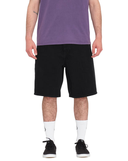 BILLOW DENIM 22 - SHORTS A2012609 _BLK VOLCOM 