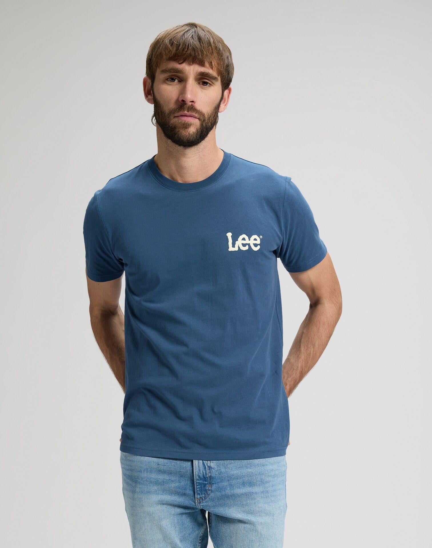 MEDIUM WOBBLY LEE ACADEMY BLUE - T-SHIRT 112376431 . LEE 