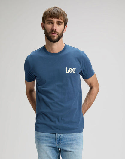 MEDIUM WOBBLY LEE ACADEMY BLUE - T-SHIRT 112376431 . LEE 
