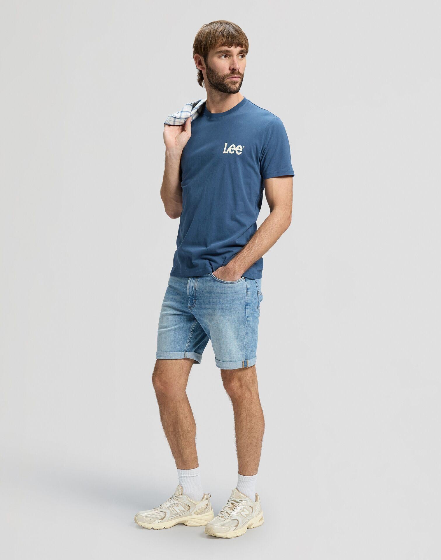 MEDIUM WOBBLY LEE ACADEMY BLUE - T-SHIRT 112376431 . LEE 