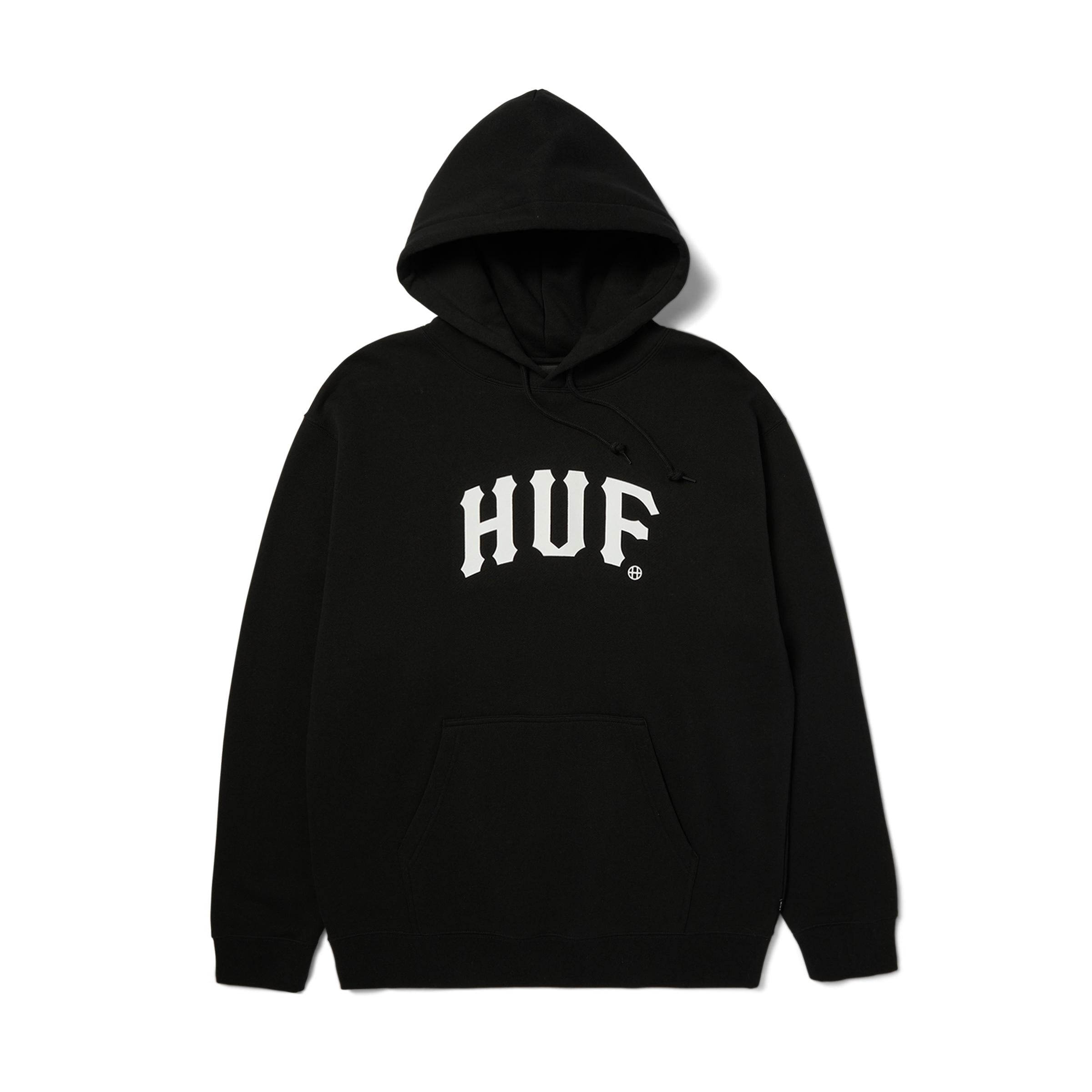 ARCH P/O HOODIE - FELPA 71MC0001161 -BLACK HUF 