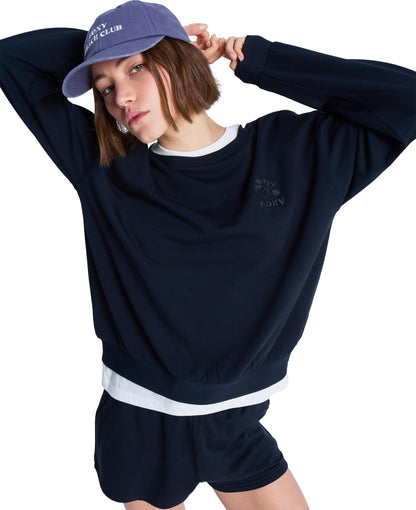 SURFING BY MOONLIGHT - FELPA ERJFT05067 -KVJ0 ROXY 