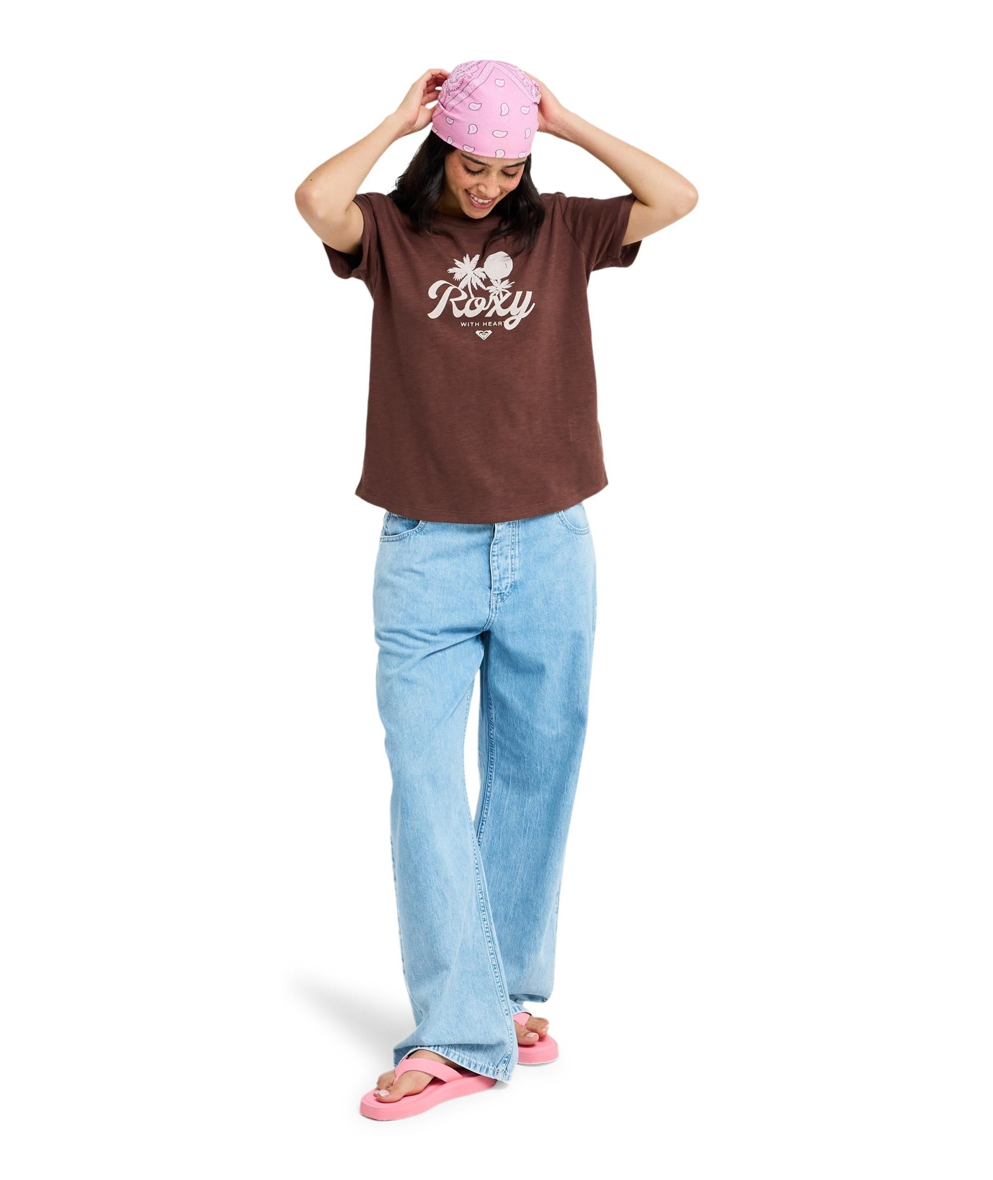 OCEANWAVE REGULAR SLUB - T-SHIRT ERJZT06096 -CRR0 ROXY 