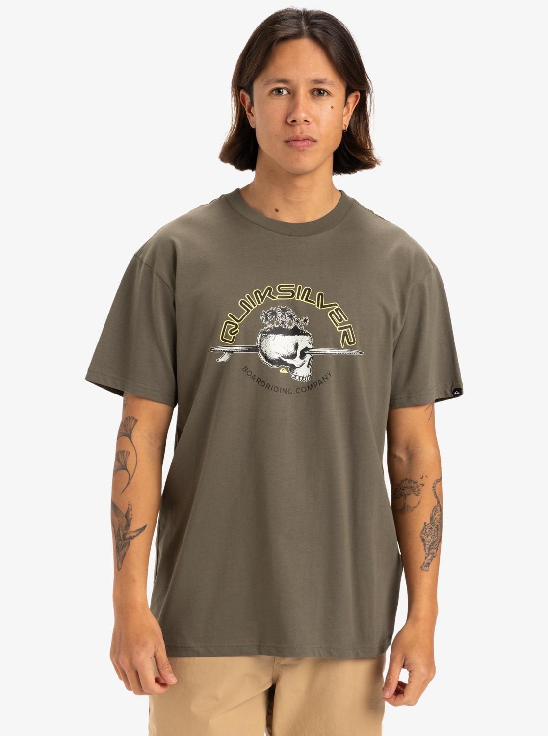 SKULL LINES - T-SHIRT EQYZT08056 -CRE0 QUIKSILVER 