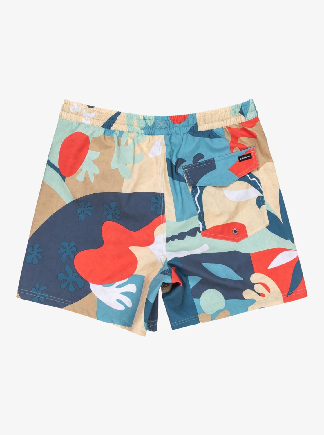 SURFSILK STRAIGHT VOLLEY 16 - VOLLEY EQYJV04107 -CJZ3 QUIKSILVER 