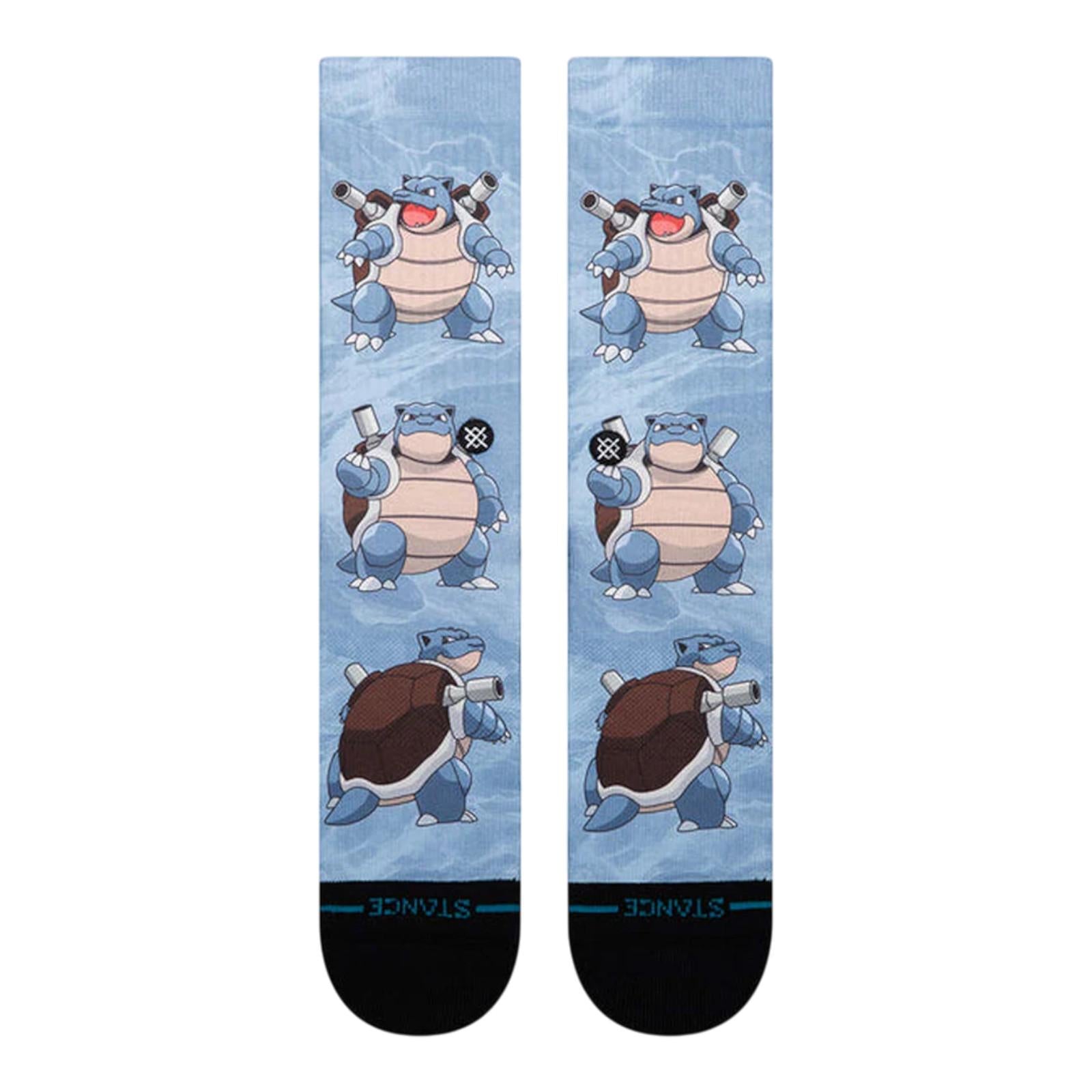BLASTOISE AOP CREW - CALZE 62US0000855-PK -BLU STANCE 