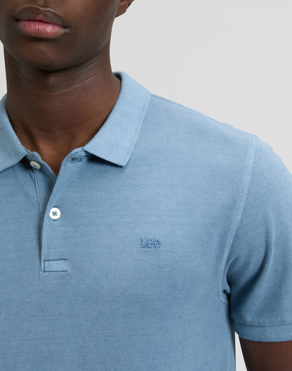 GARMENT DYE DUSTIER BLUE - POLO 112376470 . LEE 