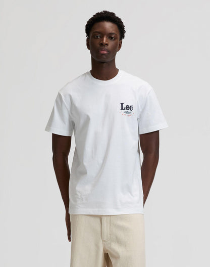 STAMP LEE BRIGHT WHITE - T-SHIRT 112376493 . LEE 