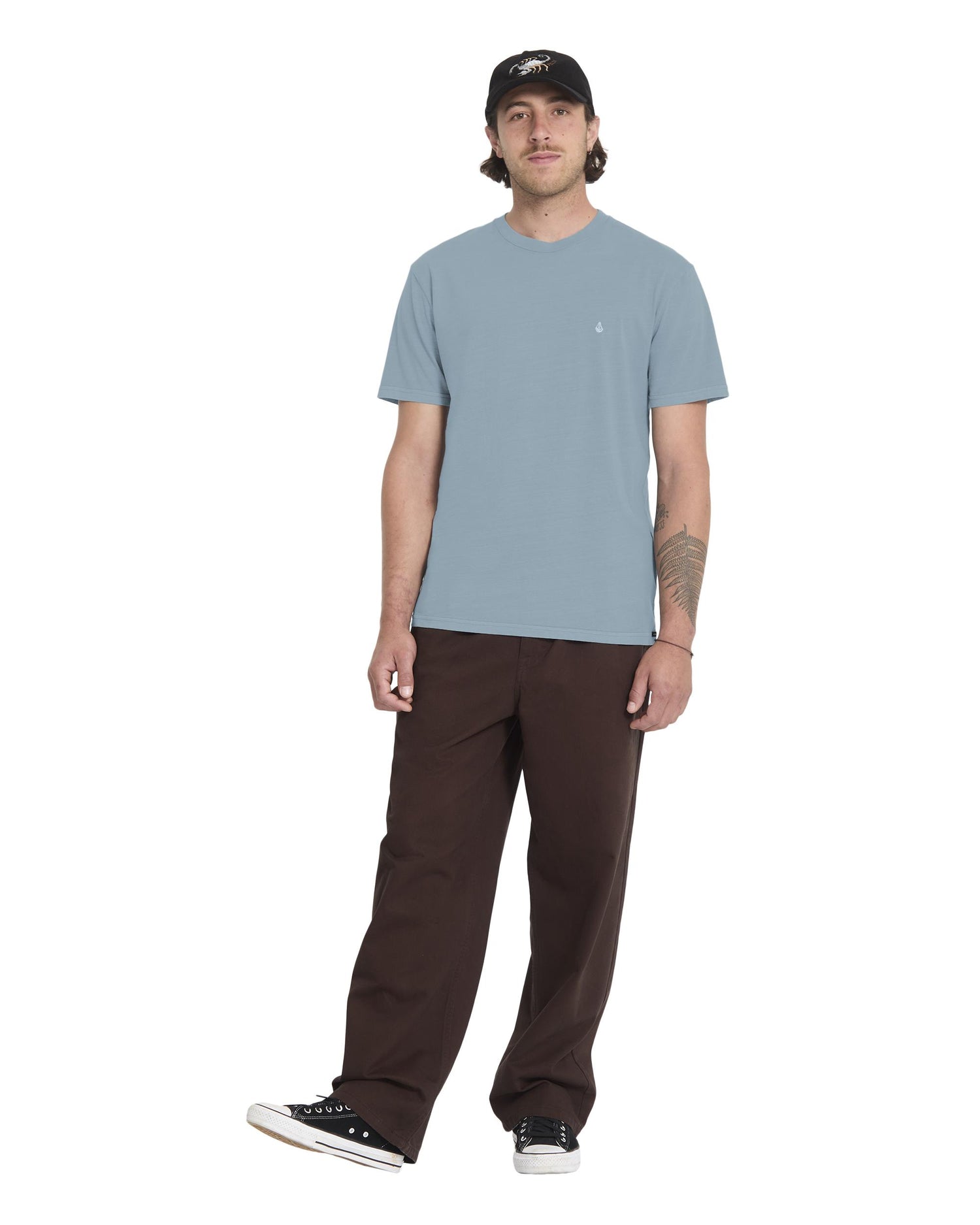 SOLID STONE EMB - T-SHIRT A5212610 _TWD VOLCOM 