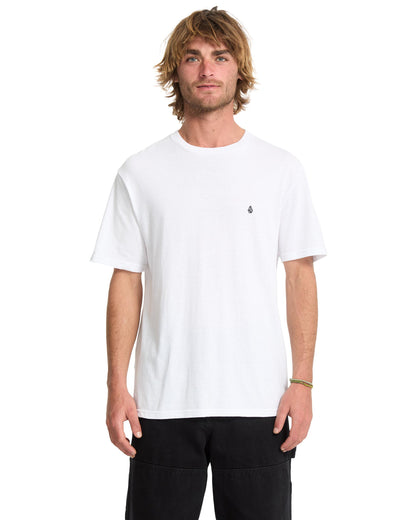 STONE BLANKS - T-SHIRT A3532550 _WHT VOLCOM 