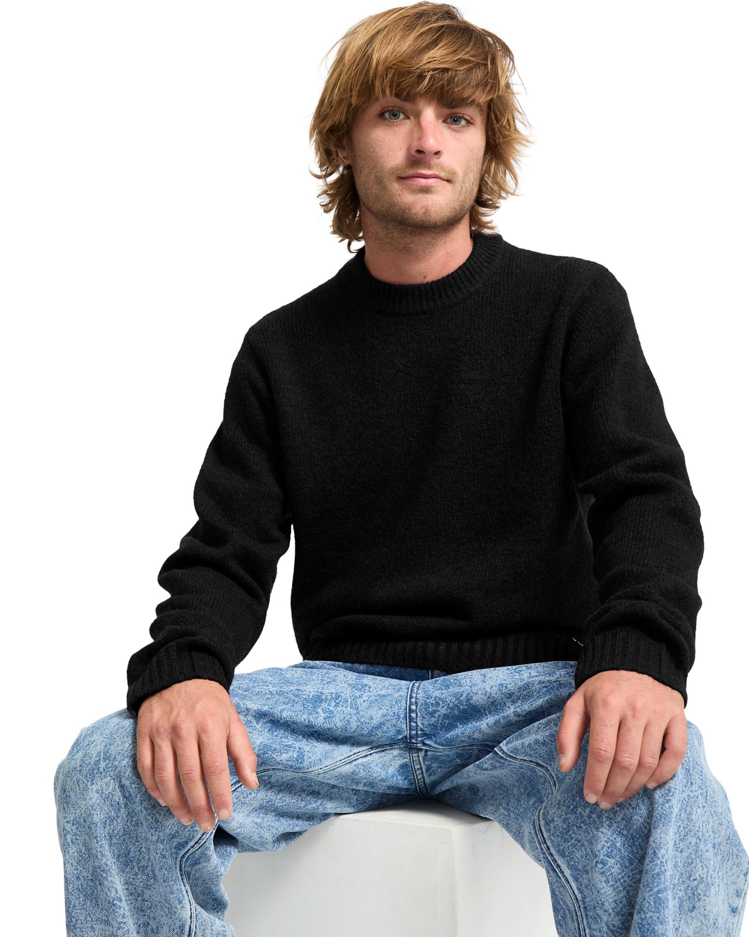 EDMONDER II - MAGLIA A0732508 _BLK VOLCOM 