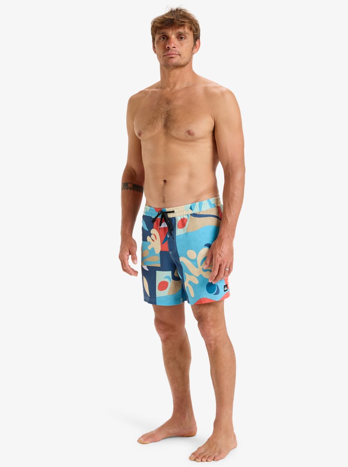 SURFSILK STRAIGHT VOLLEY 16 - VOLLEY EQYJV04107 -CJZ3 QUIKSILVER 