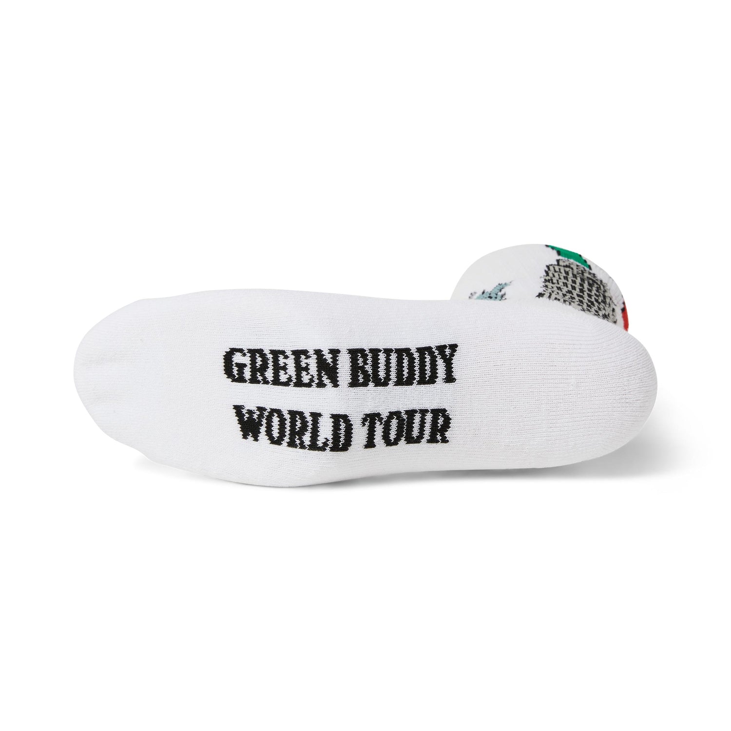 GREEN BUDDY TOURIST SOCK - CALZE 71MA0000661-GB -WHITE HUF 