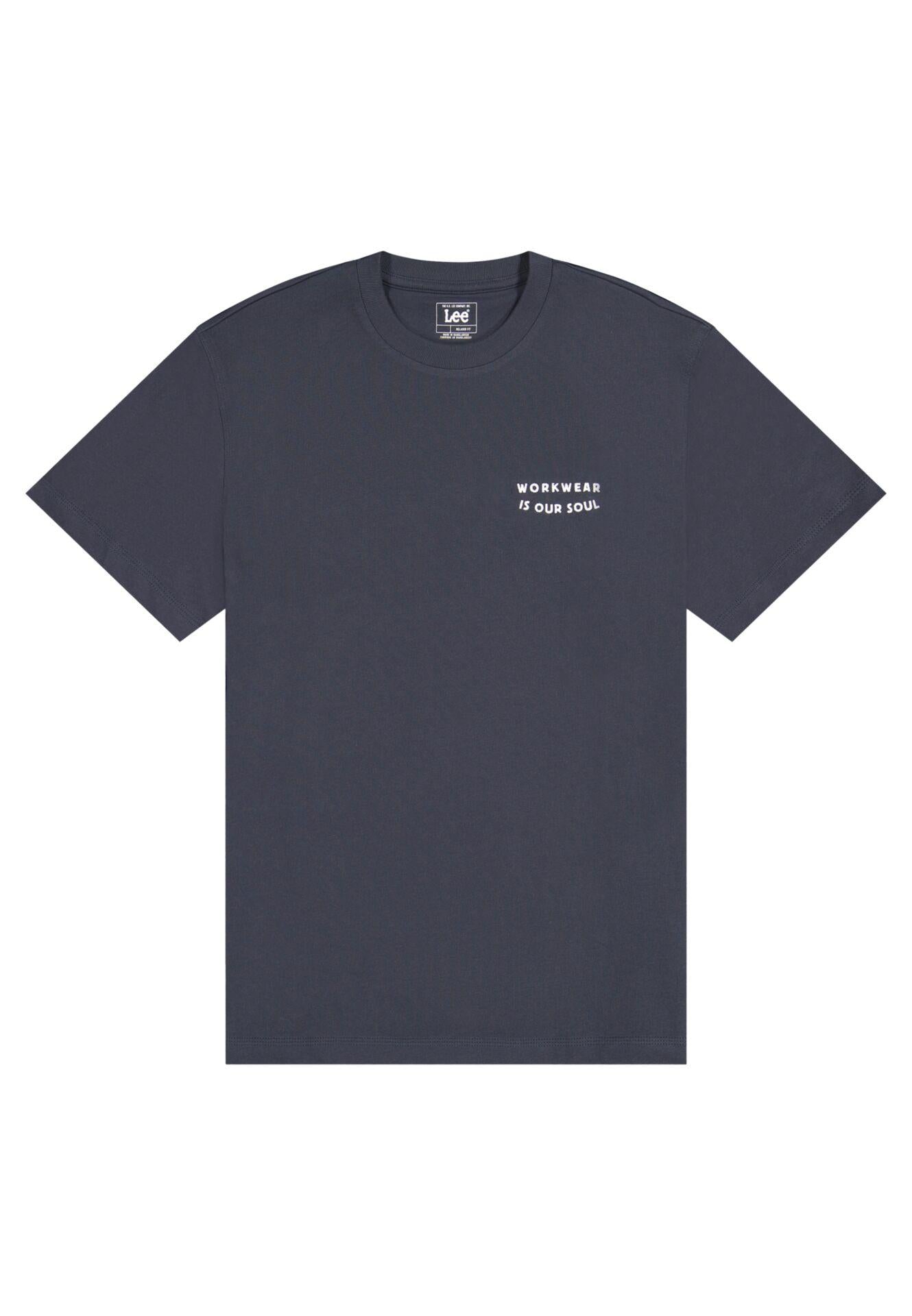 WORKWEAR BUILDING REBEL NAVY - T-SHIRT 112378771 . LEE 