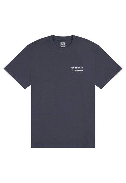 WORKWEAR BUILDING REBEL NAVY - T-SHIRT 112378771 . LEE 
