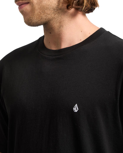 STONE BLANKS - T-SHIRT A3512665 _BLK VOLCOM 