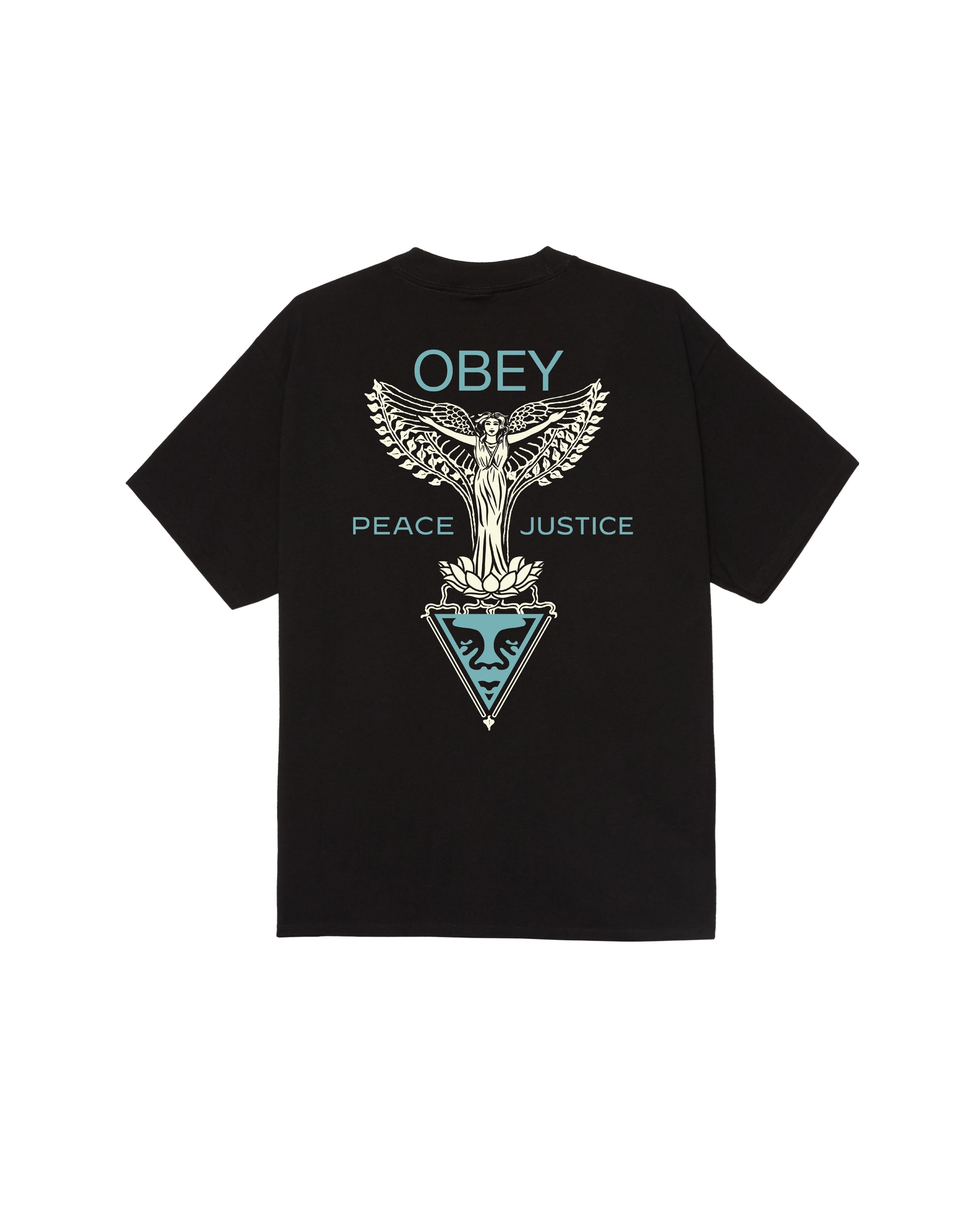 NOUVEAU ANGEL - T-SHIRT 22MC0001692 -BLK OBEY 