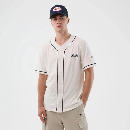 NE SLUB BASEBALL JERSEY - T-SHIRT 60856189 . NEW ERA 