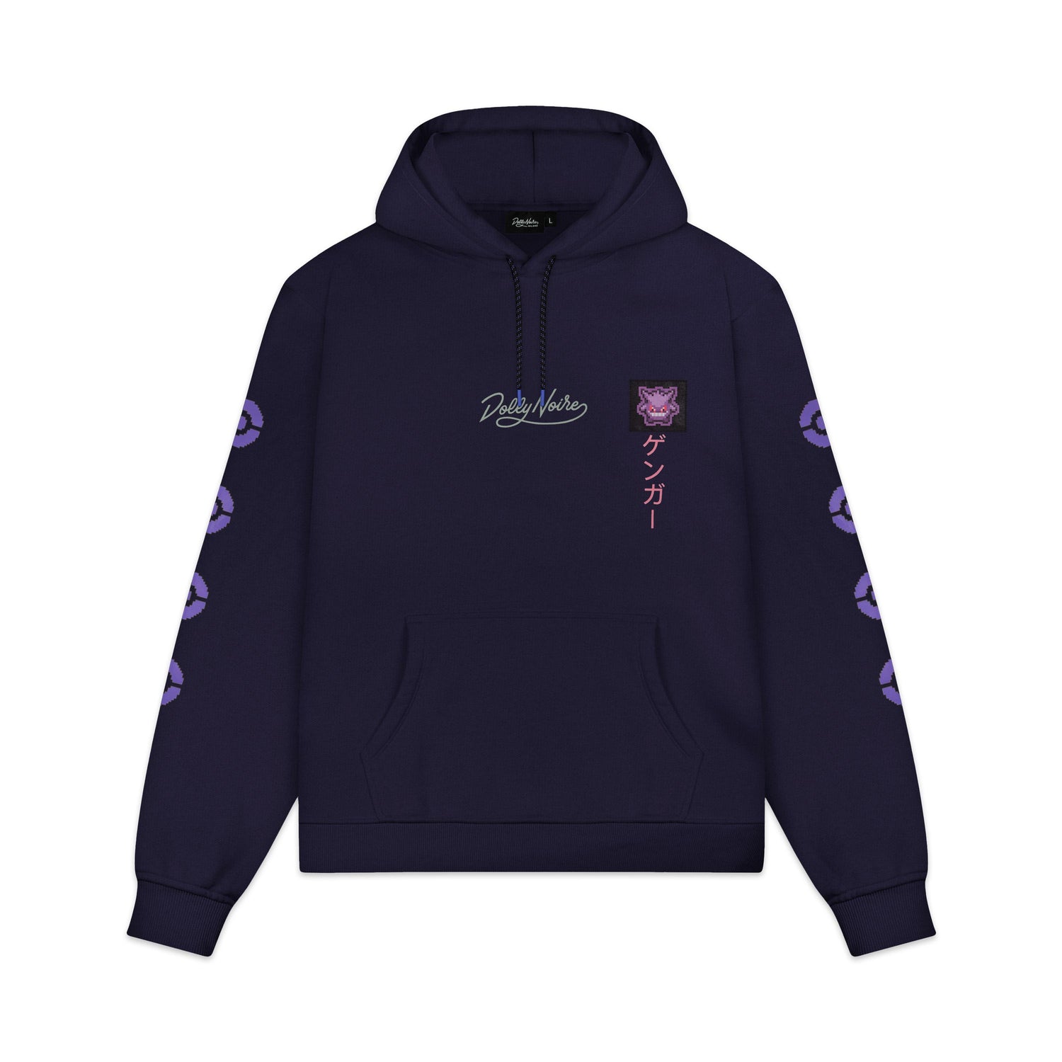 GENGAR EVOLUTION HOODIE - FELPA SW1155-GQ -03 DOLLY NOIRE 