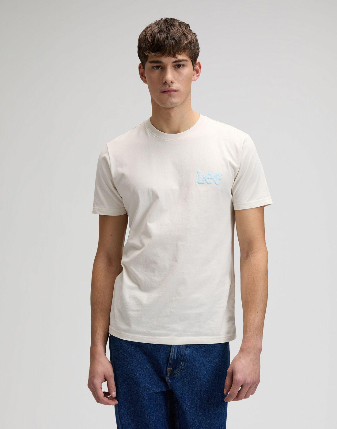 MEDIUM WOBBLY LEE NATURAL - T-SHIRT 112376489 . LEE 