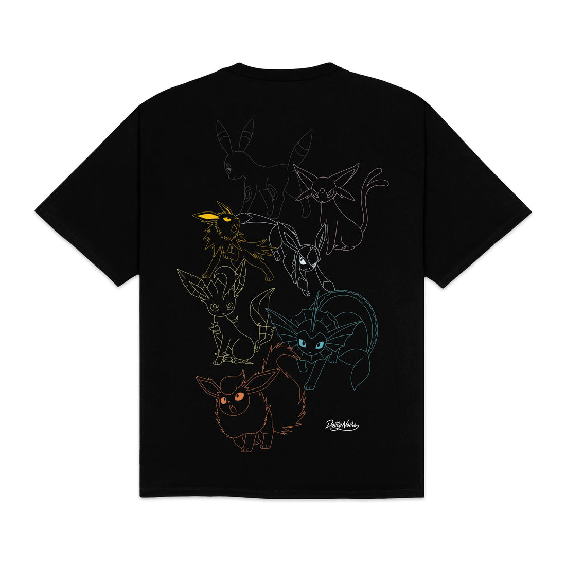 EEVEE EVOLUTION TEE - T-SHIRT TS1345-T4 -01 DOLLY NOIRE 