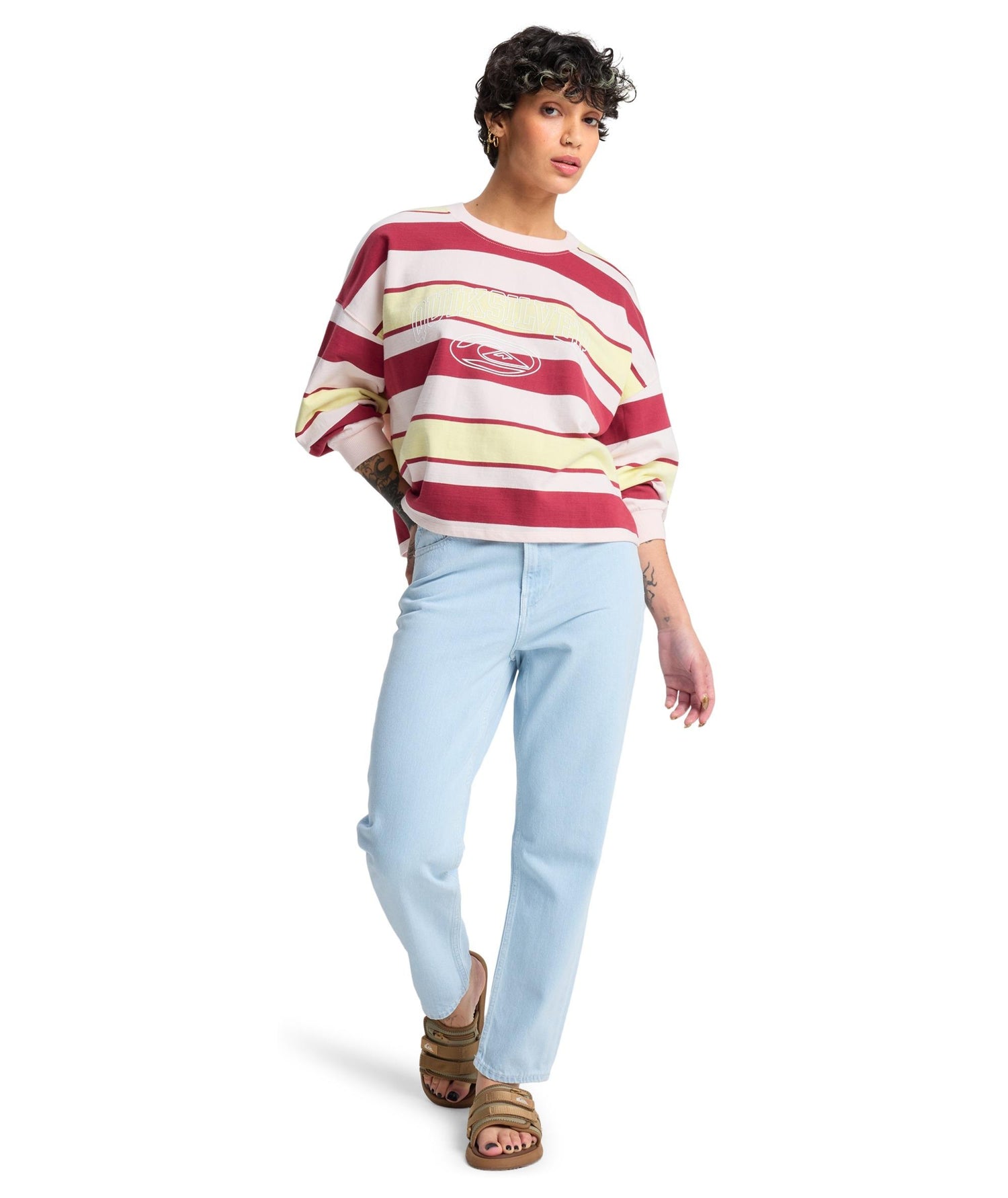 BRIGHT CREW - FELPA EQWFT03210 -RQZ6 QUIKSILVER 