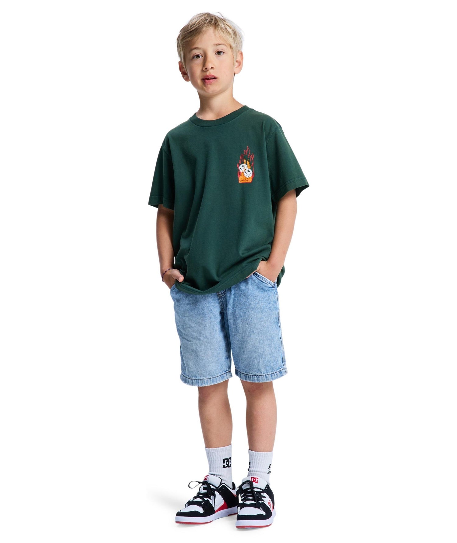 BURNING DICE - T-SHIRT EDBZT03454 -GTP0 DC 