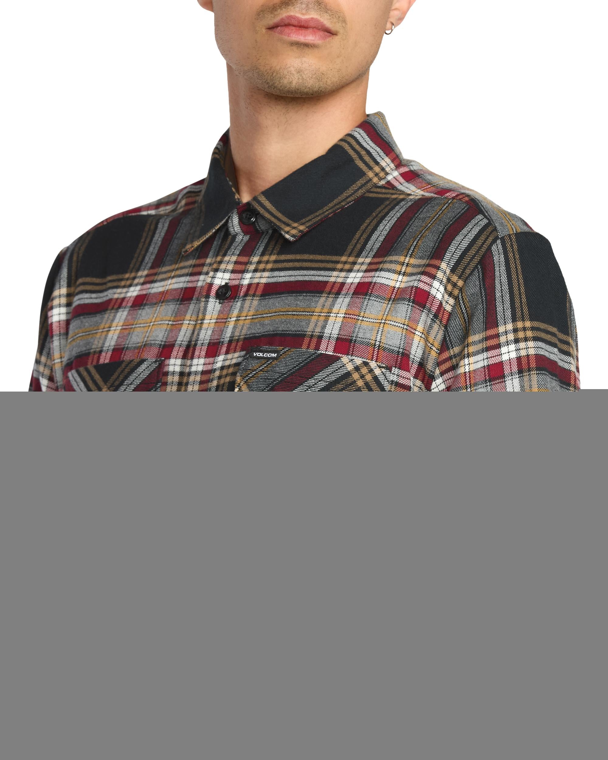NETASTONE FLANNEL - CAMICIA A0532510 _AQK VOLCOM 