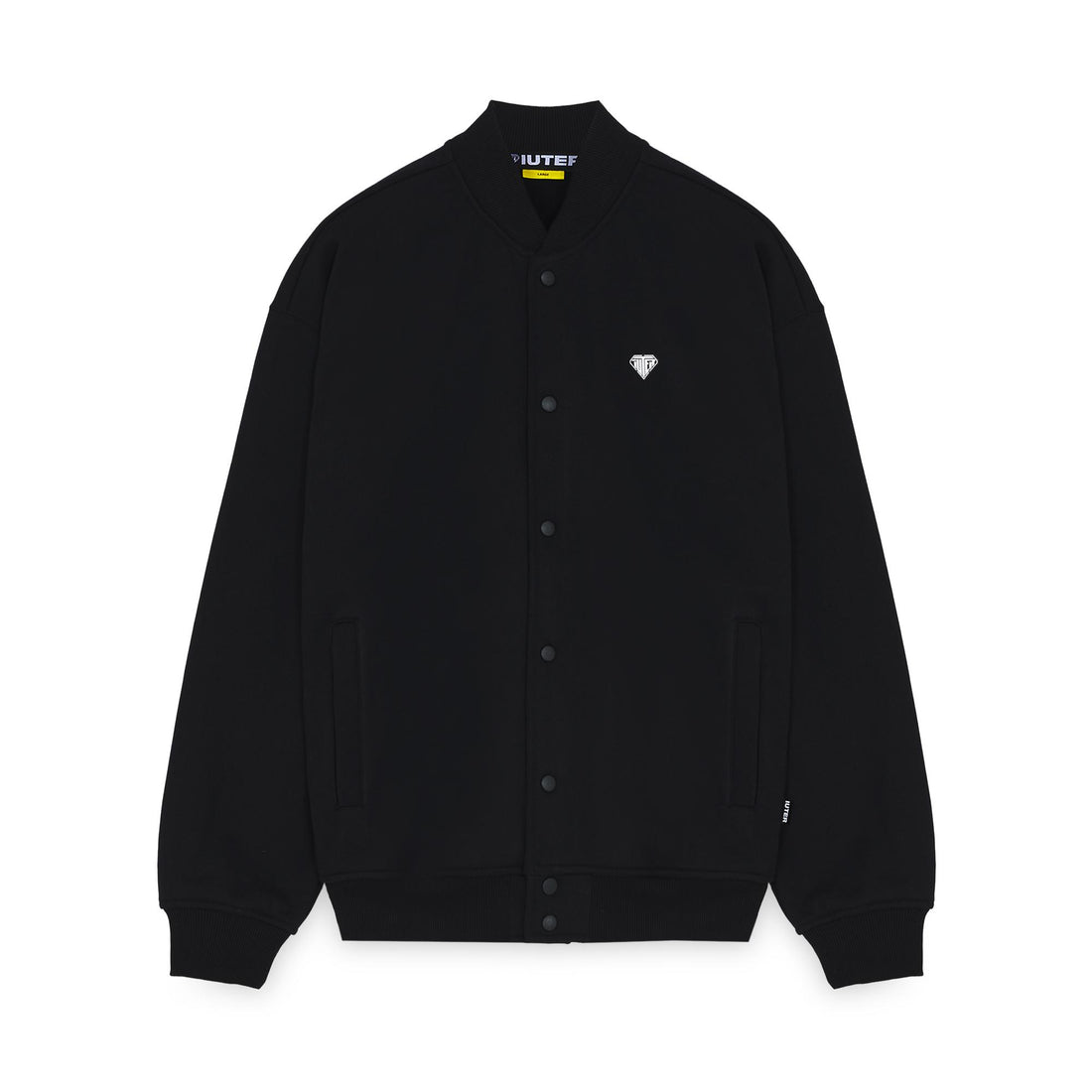 HEART LOGO VARSITY - MAGLIA 25WISR01 -BLACK IUTER 