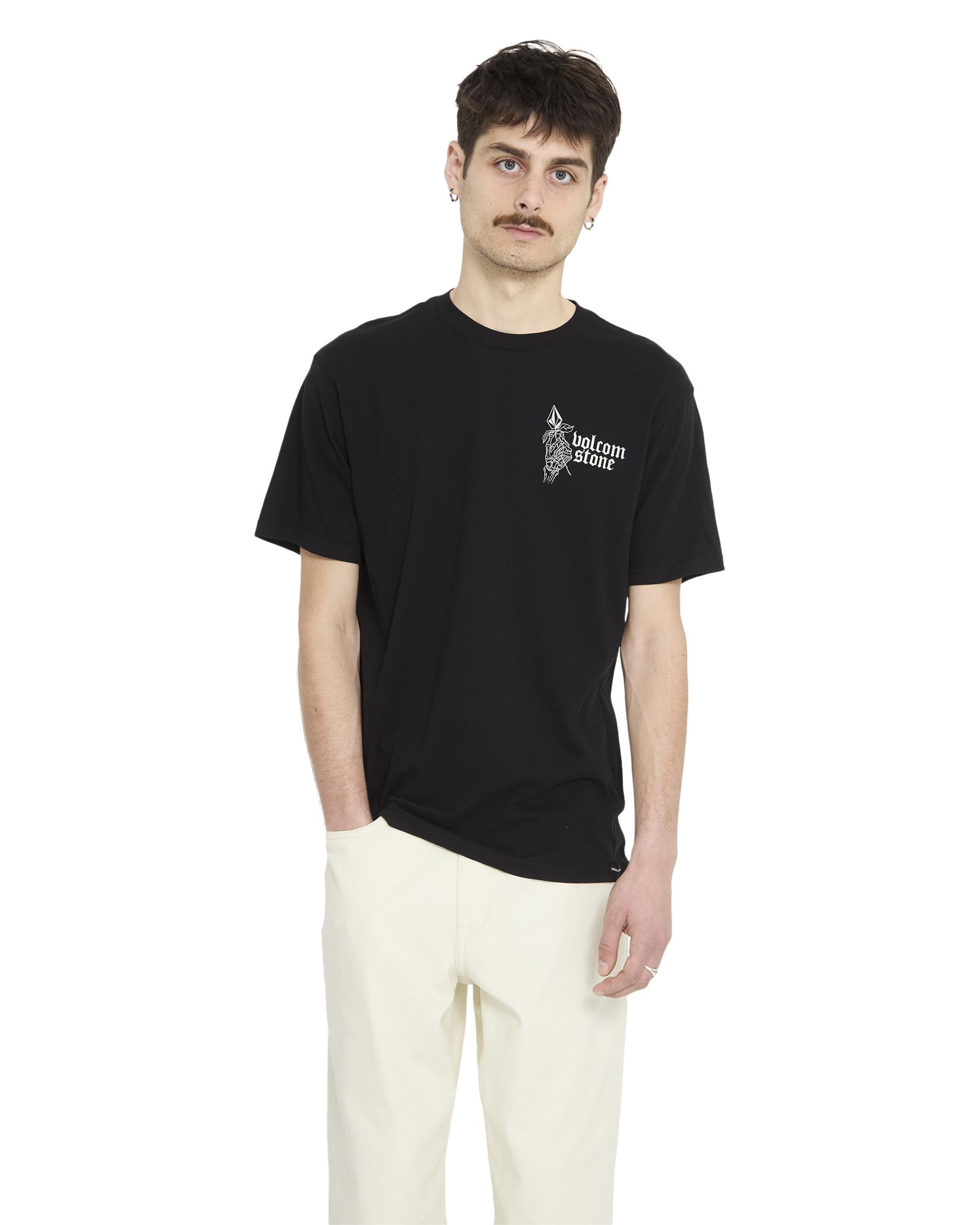 ETERNAL STOKE - T-SHIRT A5012614 _BLK VOLCOM 