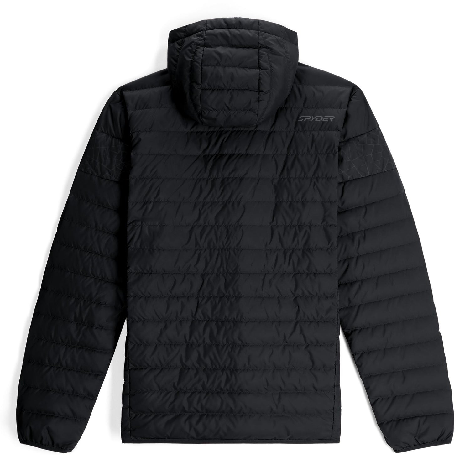 ZENITH HOODED DOWN JACKET - GIACCA 38A021412 -BLK SPYDER 