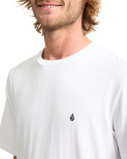 STONE BLANKS - T-SHIRT A3532550 _WHT VOLCOM 