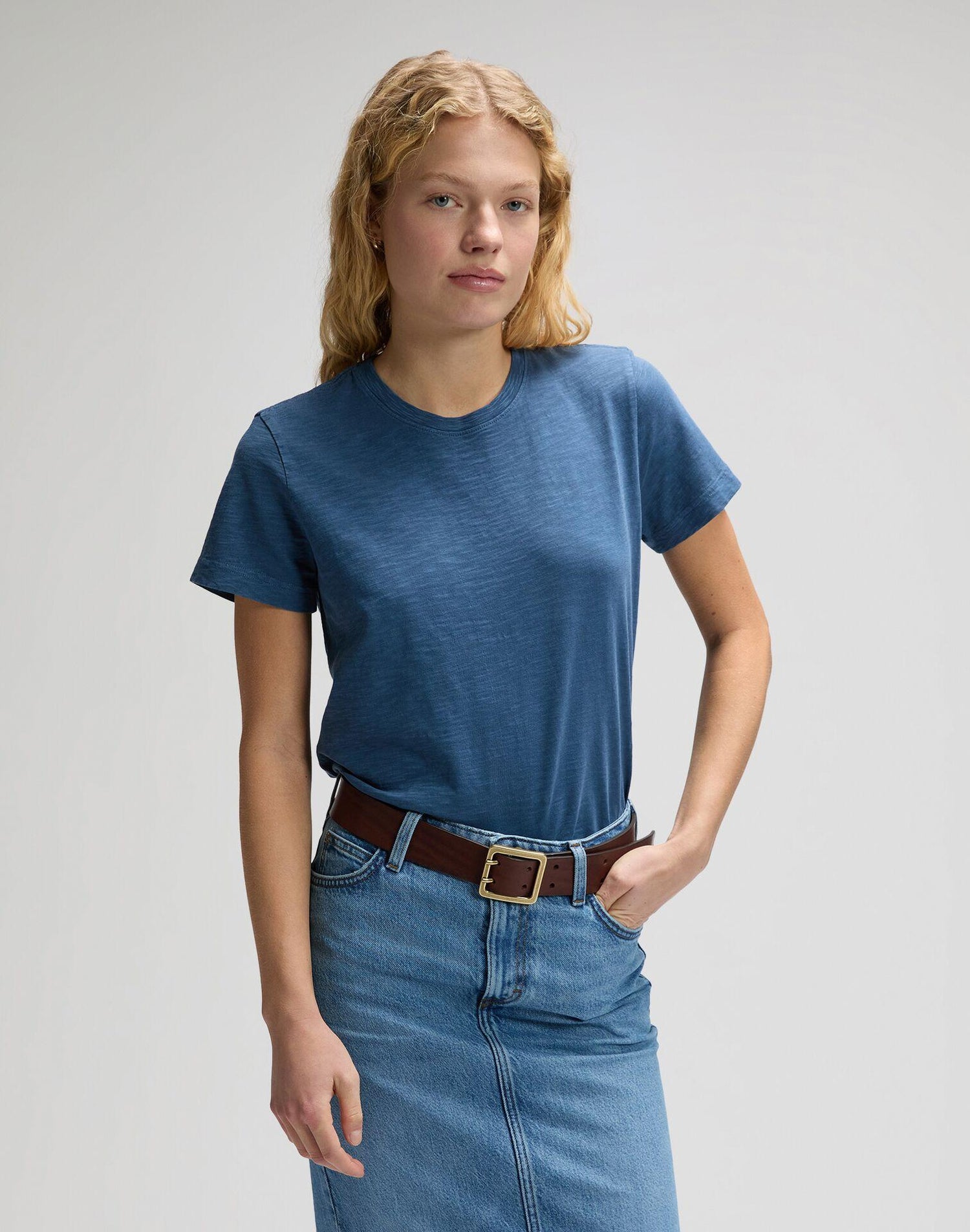 PERFECT ACADEMY BLUE - T-SHIRT 112376989 . LEE 