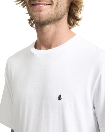 STONE BLANKS - T-SHIRT A3512665 _WHT VOLCOM 
