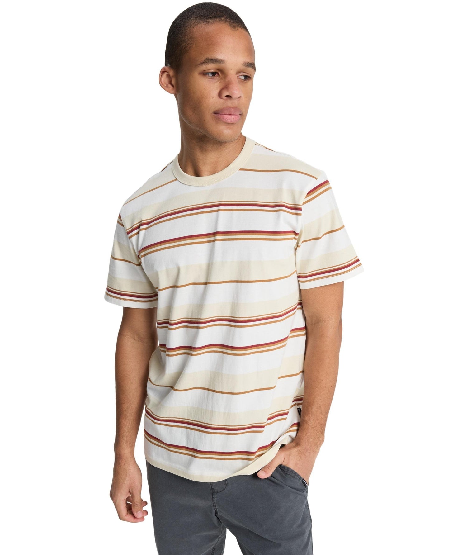 LEKONI STRIPE - T-SHIRT EQYKT04410 -WEG3 QUIKSILVER 