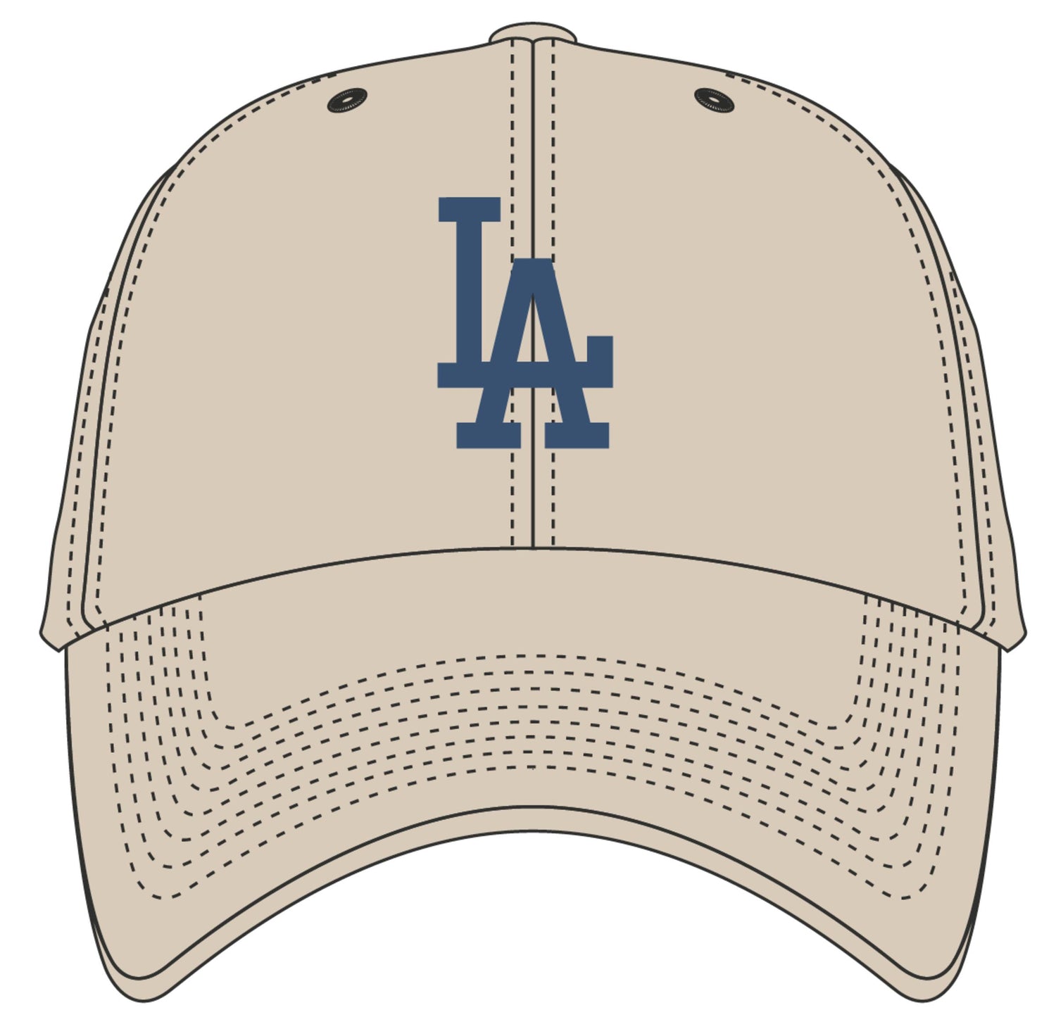 CLEAN UP LOS ANGELES DODGERS - CAPPELLINO 47-B-NLRGW12GWS -Y0B 47 BRAND 