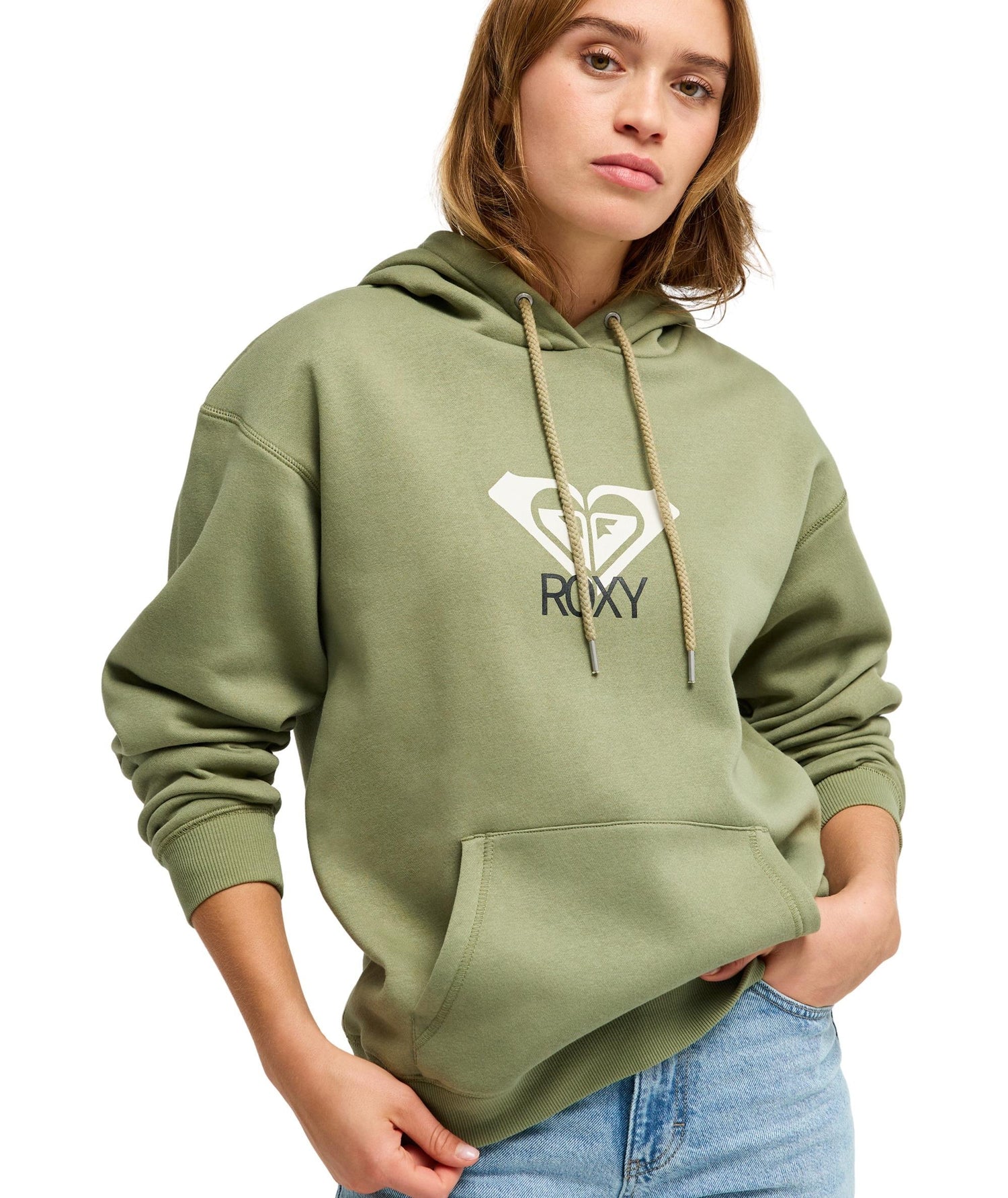 SURF STOKED BRUSHED ART - FELPA ERJFT05020 -GLD0 ROXY 