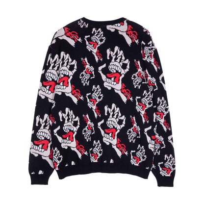 BONE HANDS ALL OVER - MAGLIA SCA-CRW-9776  SANTA CRUZ 